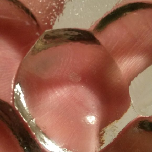 Vintage Glass Serving Cake Platter - Picture 4 of 4